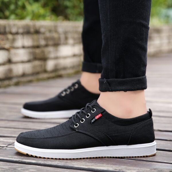 Men Casual Shoes Summer Canvas Shoes Men Breathable Casual Canvas Men Shoes Walking Men Shoes Chaussure Homme Factory sales - Image 3